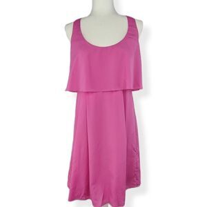 Jessica Simpson Tiered  Sleeveless Dress in Pink Size 8